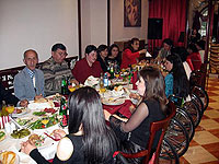 Dinner 
					With Donors and Friends, May 2007, Yerevan